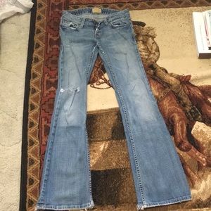 BKE jeans, older with  wear, priced accordingly